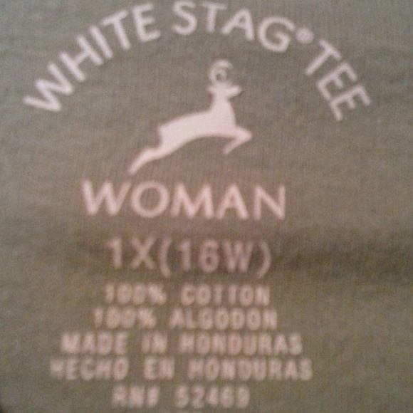WHITE STAG TEE WOMAN SAGE SHORT SLEEVE TOP - Picture 2 of 3